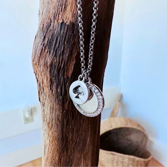 Kate Spade - Spot the Spade Silver Necklace - Picture 1 of 7